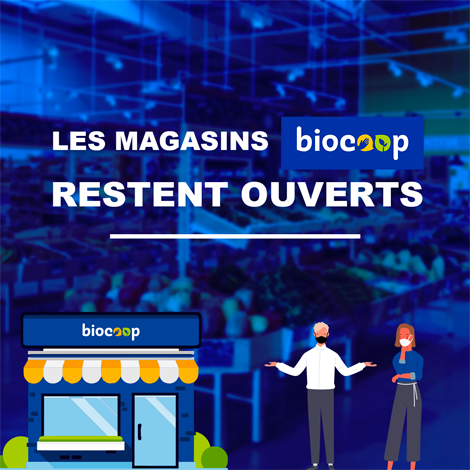 Votre Biocoop du Pays Santon reste ouverte pendant le confinement Votre Biocoop du Pays Santon reste ouverte pendant le confinement