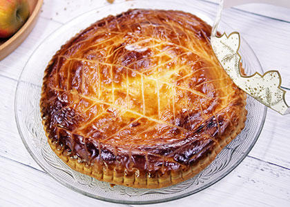 Galette des rois aux pommes locales