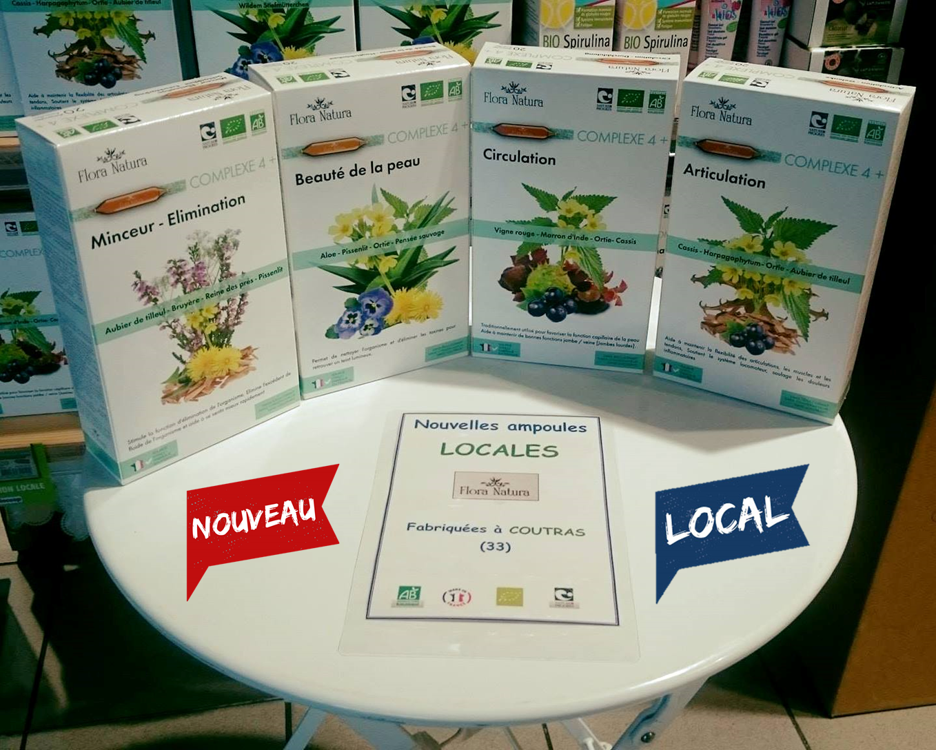 #NOUVEAU #LOCAL : Les ampoules Flora Natura #NOUVEAU #LOCAL : Les ampoules Flora Natura