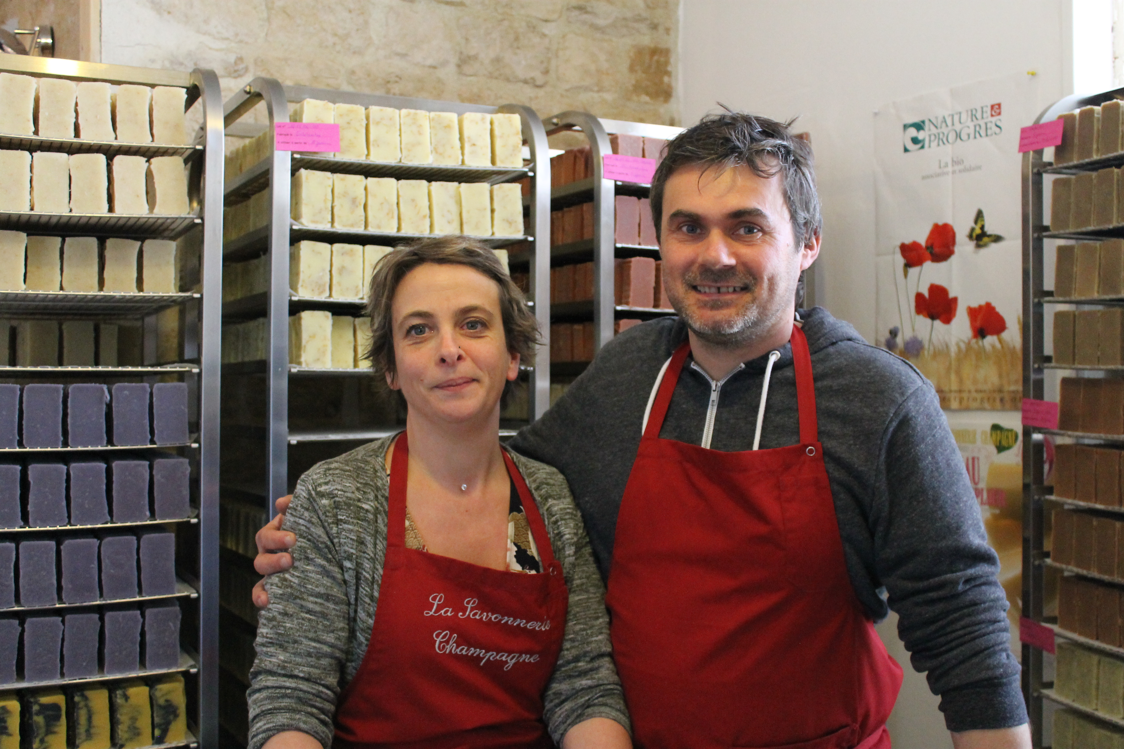 Sidonie et Olivier (Savonnerie Champagne)