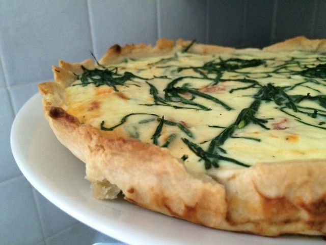 Quiche à la salicorne