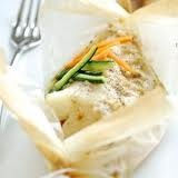 Filet de merlan en papillottes Filet de merlan en papillottes