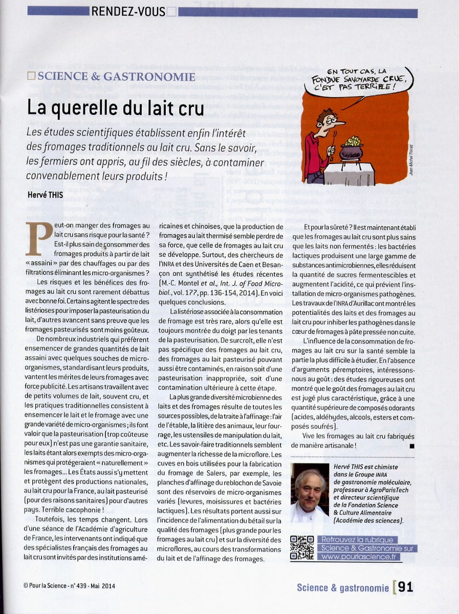 La querelle du lait cru La querelle du lait cru