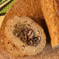 Rôti de seitan aux shiitakés