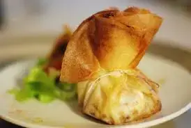 Les «aumonières» de chèvre chaud (recette mmg, Biocoop du Pays Santon)